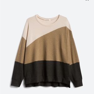 Nine Britton Colorblock Crew Sweater - 1X
